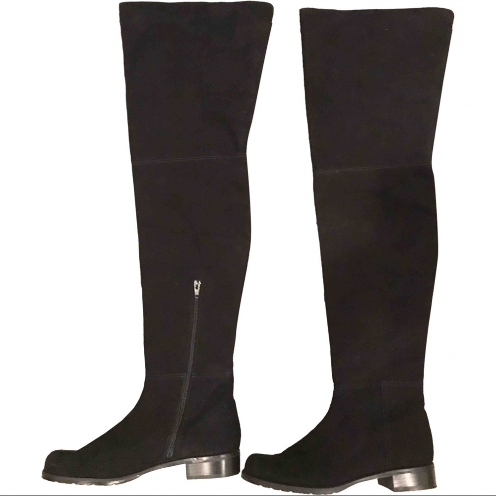Stuart Weitzman Suede OTK Boots